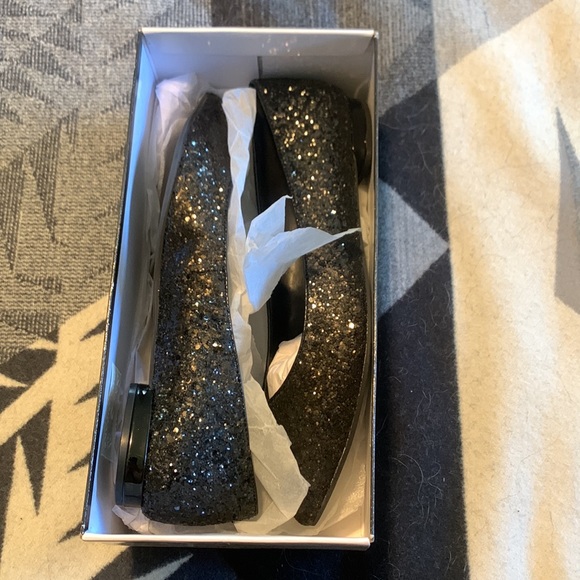 NWT Nine West Glitter Ballet Flats - Picture 3 of 4